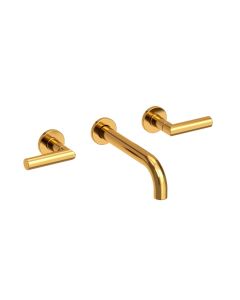 Newport Brass 3-3101/034 Pavani Wall Mount Lavatory Faucet in Aged Brass