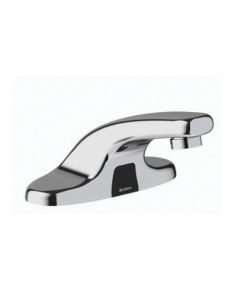 Sloan 3315137BT Optima EBF650-BAT-BDM-CP 0.5 GPM Optima Battery Powered Deck Mounted Low Integrated Base Body Faucet with Multi-Laminar Spray In Polished Chrome