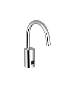 Sloan 3335096 Optima EAF-700-PLG-NON-CP-1.5GPM-LAM-IR-IQ-FCT Hardwired-Powered Deck-Mounted Gooseneck Sensor Body Faucet in Polished chrome