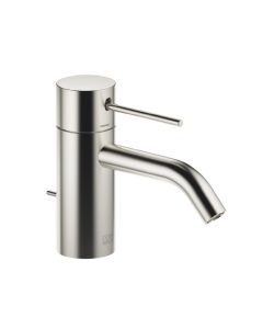 Dornbracht 33501662-080010 Meta Slim 1.2 GPM Single Hole Deck Mounted Lavatory Mixer with Drain in Platinum 