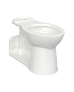 American Standard 3359A101.020 Yorkville™ VorMax® 1.28 GPF Floor Mounted Elongated Chair Height Toilet Bowl in White (Tank and Seat Sold Separately)