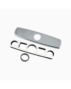Sloan 3365303 ETF-608-A Brass Trim Plate for 8" Centerset Optima Plus Lavatory Sensor Faucets in Chrome