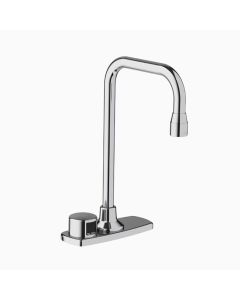 Sloan 3365422 Optima ETF-770-8-HLT-BDM-CP-2.2GPM-LAM-IR-FCT Hardwired Powered Deck Mounted Sensor Faucet In Polished Chrome