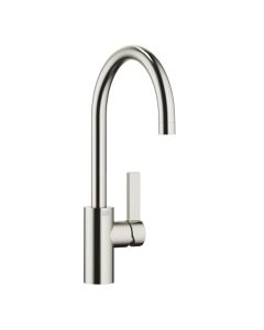 Dornbracht 33826875-060010 Tara Ultra 1.5 GPM Single Hole Deck Mounted Kitchen Faucet in Matte Platinum