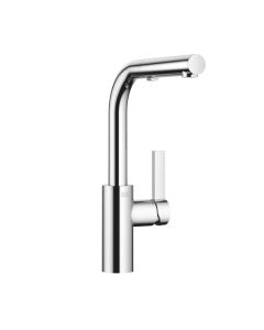 Dornbracht 33871790-000010 Elio 1.5 GPM Deck Mounted Single Lever Handle Kitchen Faucet with Pull Out Spout and Spray Function in Chrome
