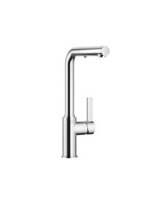 Dornbracht 33960210-000010 Piur Single-Lever Mixer with Pull-Out Spout with Spray Function in Chrome