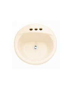 American Standard 3409403.021 15" x 12" Self Rimming Countertop Sink With 4" Centers, Bone