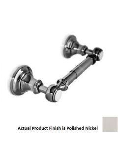 Harrington Brass Works 35-2017-014 Montery 6" L X 4" H X 6" W Wall Mounted Toilet Paper Holder  in Polished Nickel