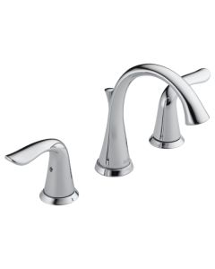 Delta 3538-MPU-DST Lahara Two Handle Widespread Bathroom Faucet In Chrome