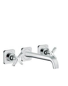 Axor 36107001 Citterio E Wall-Mounted Widespread Faucet Trim, 1.2 GPM in Chrome