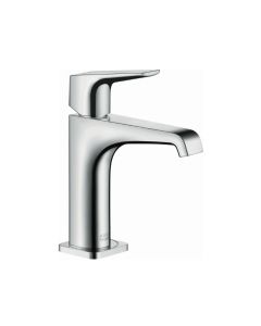 Axor 36111001 Citterio E Single-Hole Faucet with Lever Handle without Pop-Up, 1.2 GPM in Chrome