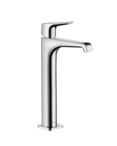 Axor 36113001 Citterio E Single-Hole Faucet with Lever Handle without Pop-Up, Tall, 1.2 GPM in Chrome