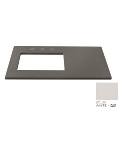 Ronbow - 365535-8L-Q01 - 35'' x 19'' TechStone Vanity Top in Solid White - 3/4'' Thick