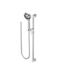 Moen 3670EP 1.75 GPM Multi-Function Hand Shower Package - Includes Slide Bar and Hose in Polished Chrome