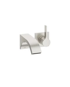 Dornbracht 36861811-06 CYO 1.2 GPM Wall Mounted Single Lever Lavatory Faucet without Drain in Brushed Platinum