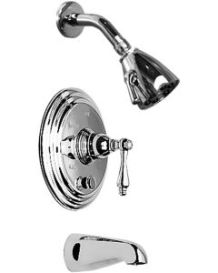 Newport Brass 3-7002/15S Newport 365 Single Handle Tub and Shower Valve Trim Kit with Satin Nickel (Rough Sold Separately)