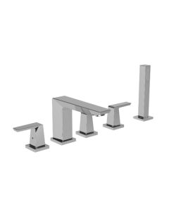 Newport 3830726 Roman Tub Faucet with Hand Shower in Polished Chrome (Rough Sold Separately)