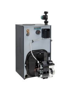Weil-McLain 386-701-014 WGO-4R 140 Input MBtu 86.2% AFUE Cast Iron Oil-Fired Water Boiler with T-007E Circulator Series 4 - Chimney Vent (Burner Sold Separately)