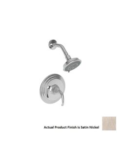 Newport Brass 3-884BP/15S 3-884BP Anise Single Handle Pressure Balanced Shower Trim Only wit, Satin Nickel