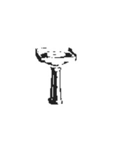 Cheviot 3958PEDW Pedestal Leg in White  (Pedestal Sink 395SLABW Sold Separately)