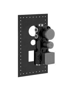 Gessi 39601#031 Anello Thermostatic Rough Valve with 5-Way Diverter in Polished Chrome