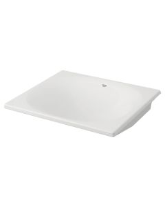 Grohe 39660000 Eurocube Undermount 21" Bathroom Sink In Alpine White