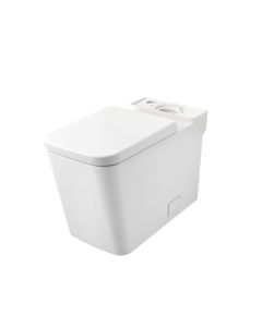 Grohe 39664000 Eurocube Right Height Elongated Toilet Bowl with Seat in Alpine White (Tank Sold Separately)