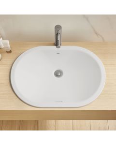 Grohe 39673000 Essence Under Counter 24" Bathroom Sink In Alpine White
