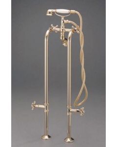 Cheviot 3970XL-AB Free Standing Heavy Duty Water Supply Lines with Stop Valves - Extra Long