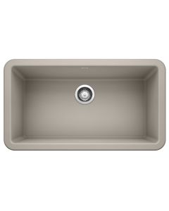 Blanco 402320 Ikon 33" Apron Single Bowl Farmhouse Sink in Concrete Gray