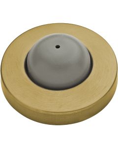 Baldwin 4025.100 Flush Bumper, Convex, Wood Screw and Plastic Anchor