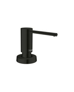 Hansgrohe 40438671 Focus Deck Mounted Soap Dispenser with 16 oz Capacity in Matte Black