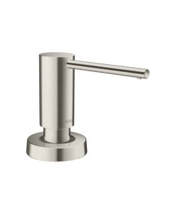 Hansgrohe 40448801 Talis Deck Mounted Soap Dispenser with 16 oz Capacity in Steel Optic
