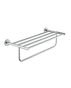 Grohe 40462001 Bau Cosmopolitan 22" Wall Mounted Multi Towel Rack in StarLight Chrome