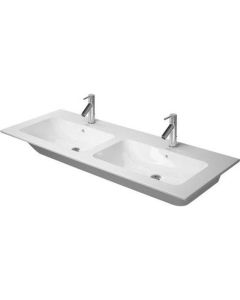 Duravit 2336130000 ME by Starck 51.13" L X 19.25" W X 7.13" H Double Vanity Sink in White