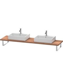 Duravit UV107C07979 Universal 32" L X 22" W Console Sink in Natural Walnut