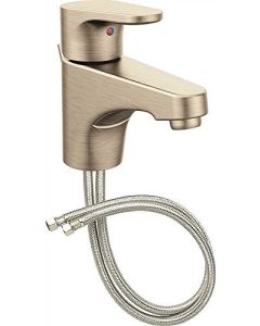 Cleveland Faucet Group 46102BN CLEVELAND FAUCET GROUP 2478719 1.5 gpm Edgestone Quick-Install Bathroom Faucet with 50/50 Waste Assembly, Brushed Nickel