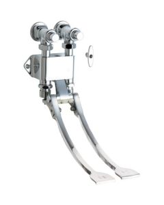Chicago Faucets 834-EPSLOABCP Hot and Cold Water Pedal Box with Extended Pedals Lead Free