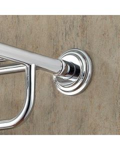 Ginger 1139B/PB 1139B-3 Chelsea Shower Rod Brackets Pair, Polished Brass