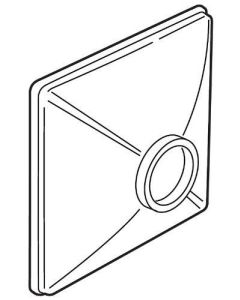 Brizo RP42430 Vesi - : Shower Flange - Chrome Finish [Misc]