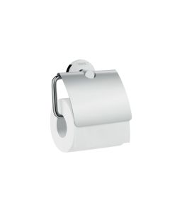 Hansgrohe 41723000 Logis Universal Toilet Paper Holder with Cover in Chrome
