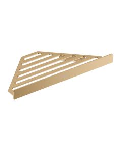 Hansgrohe 41741140 AddStoris 12" Width Wall Mounted Corner Basket in Brushed Bronze