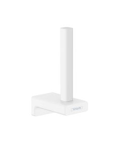 Hansgrohe 41756700 AddStoris Wall Mounted Toilet Paper Holder in Matte White