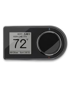 LuxPRO GEO-BL Lux Products Wi-Fi Thermostat, Black, Works with Amazon Alexa