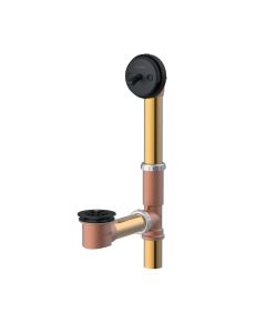 Gerber G0041818BS Classics™ Trip Lever Drain for Standard Tub in Satin Black