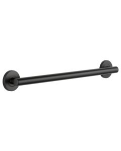 Delta 41824-BL BathSafety 24" Contemporary Decorative Ada Grab Bar In Matte Black