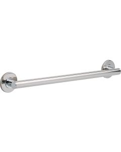Delta 41824 BathSafety 24" Contemporary Decorative Ada Grab Bar In Chrome