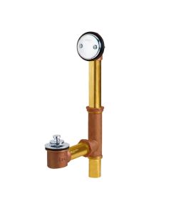 Gerber G0041850 Classics™ Lift and Turn Fit-all Drain for Standard Tub with Horizontal Installation in Chrome