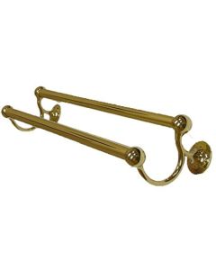 Motiv City 212 24" Double Towel Bar 0122/24-3 Brass