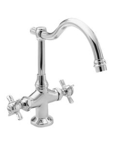 Newport Brass 1008/26 1008 Fairfield Double Handle WaterSense Certified Bar Faucet with, Polished Chrome